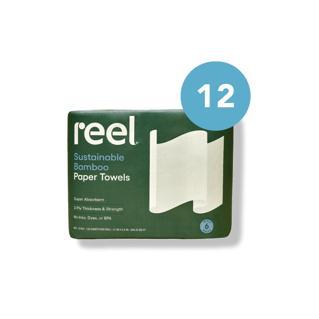 ReelPaper Reel Recycled Paper Towels - Tan - 295 requests